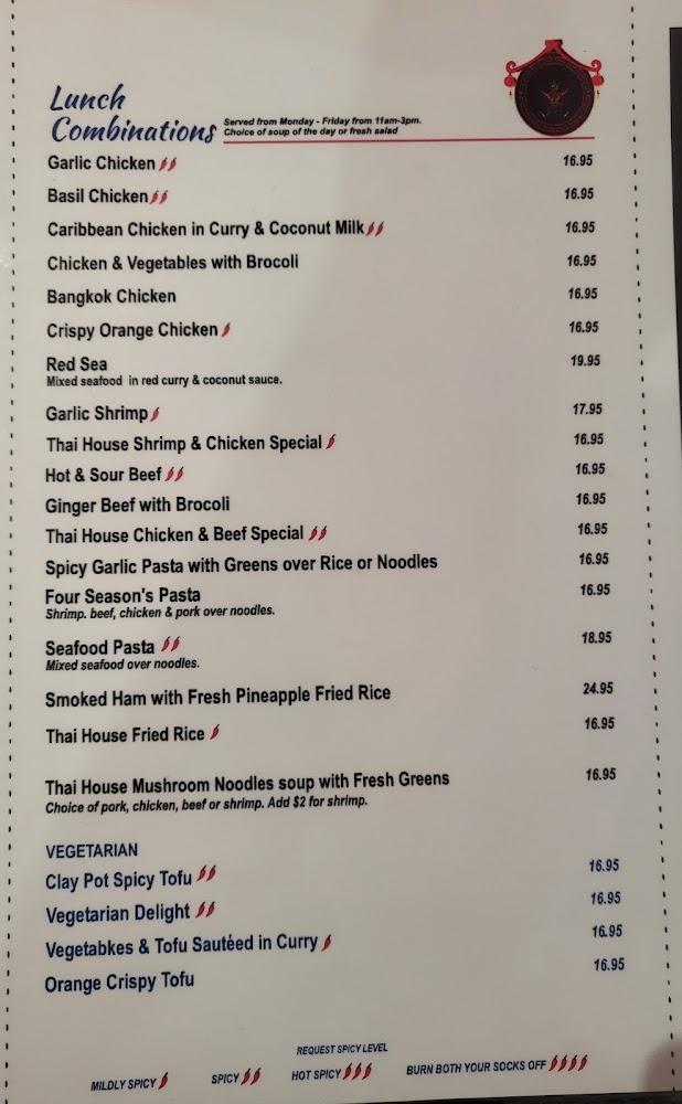 Yangtse Taste of Thai Menu image 1